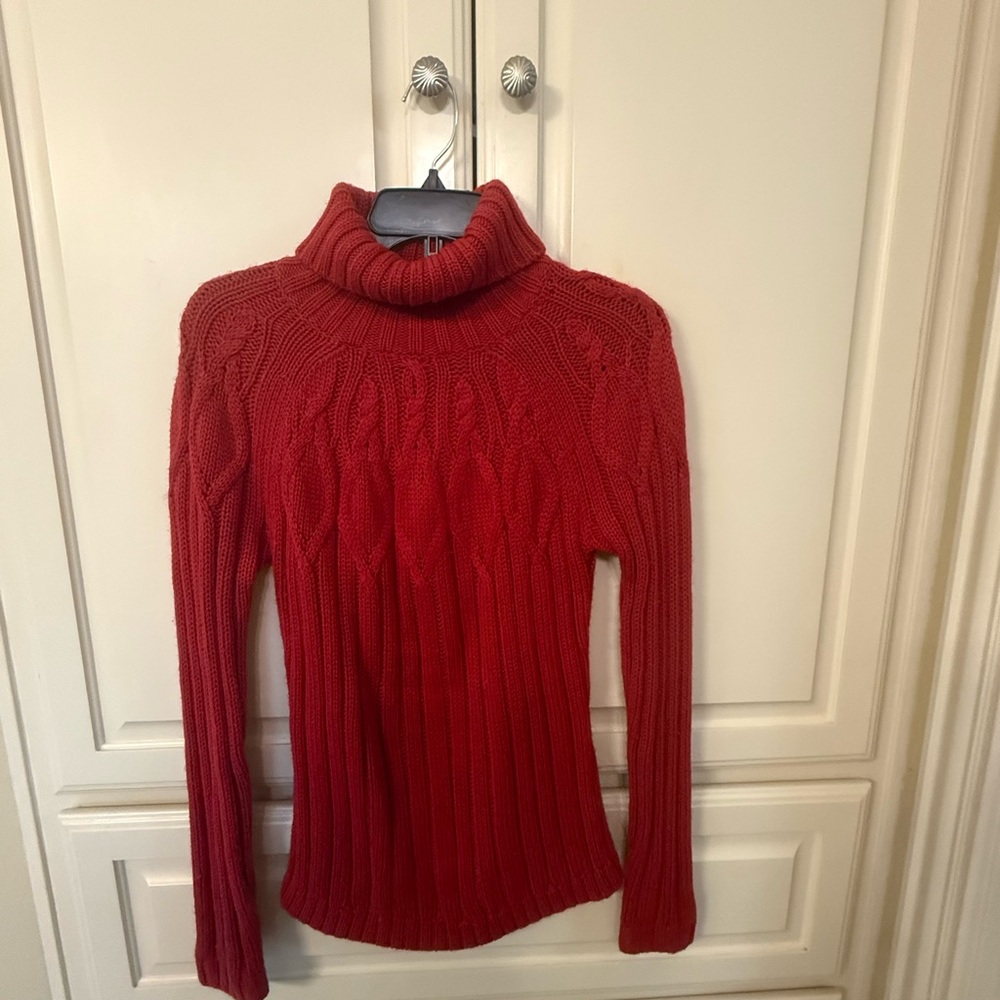 St. John's Bay Women's Vibrant Red Sweater